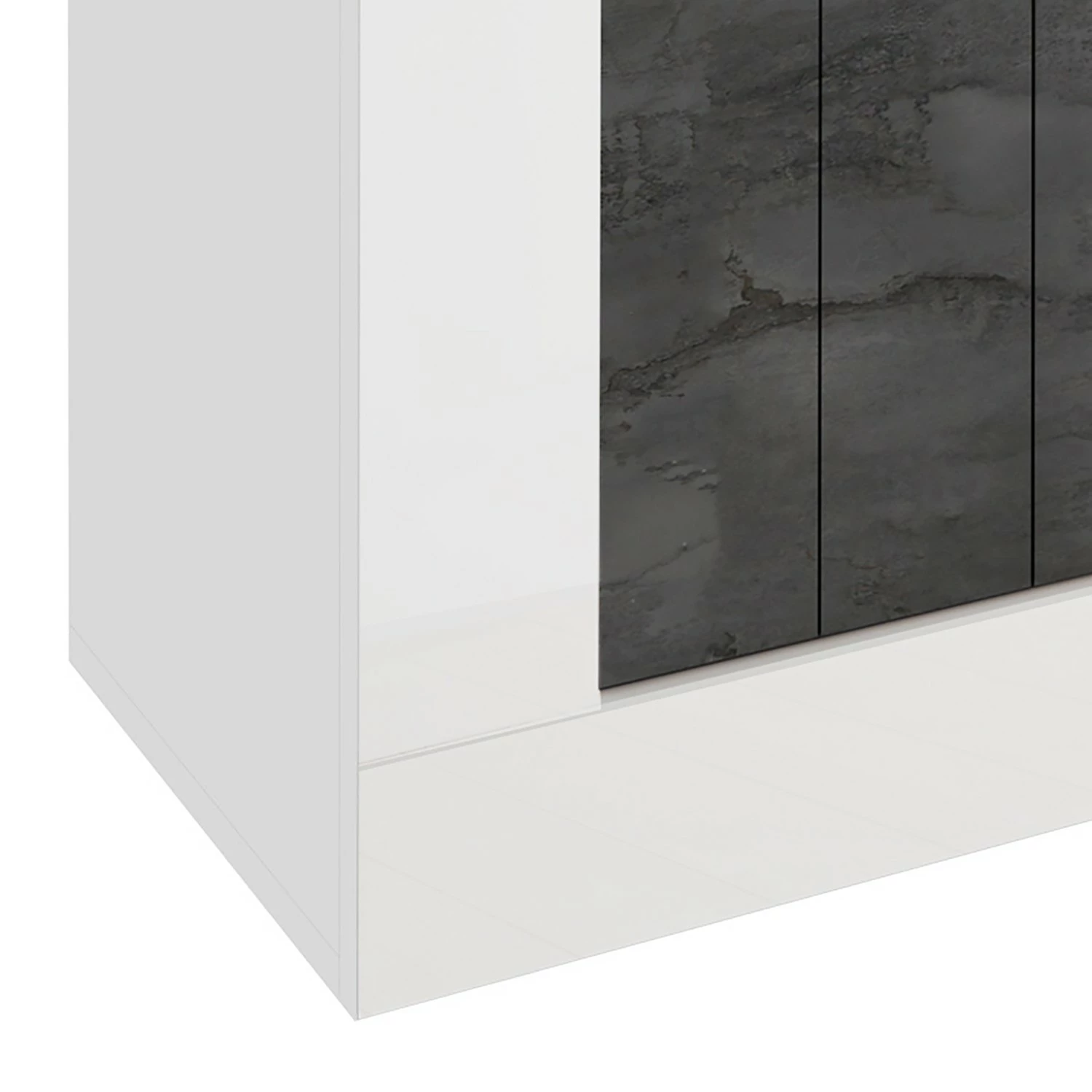 LC Spa Meuble TV Urbino - Gris foncé / Blanc 7 LC Spa Meuble TV Urbino - Gris foncé / Blanc – Image 5