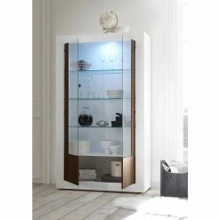 LC Spa Vitrine Urbino - Imitation noisetier / Blanc -loftscape Boutique 1000178447 201029 09005900677 MOOD DETAILS P000000001000178447 mood