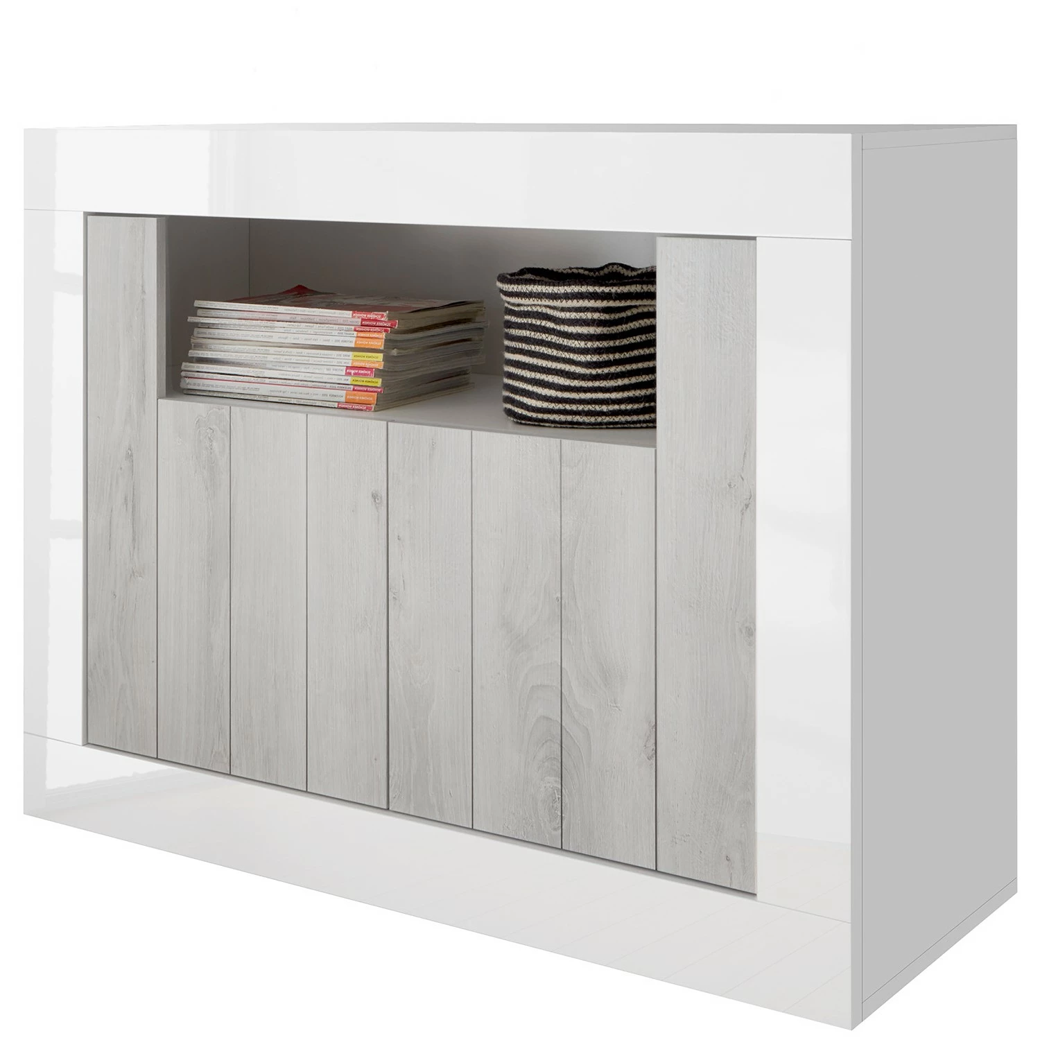 LC Spa Buffet Urbino - Gris clair / Blanc 3 LC Spa Buffet Urbino - Gris clair / Blanc