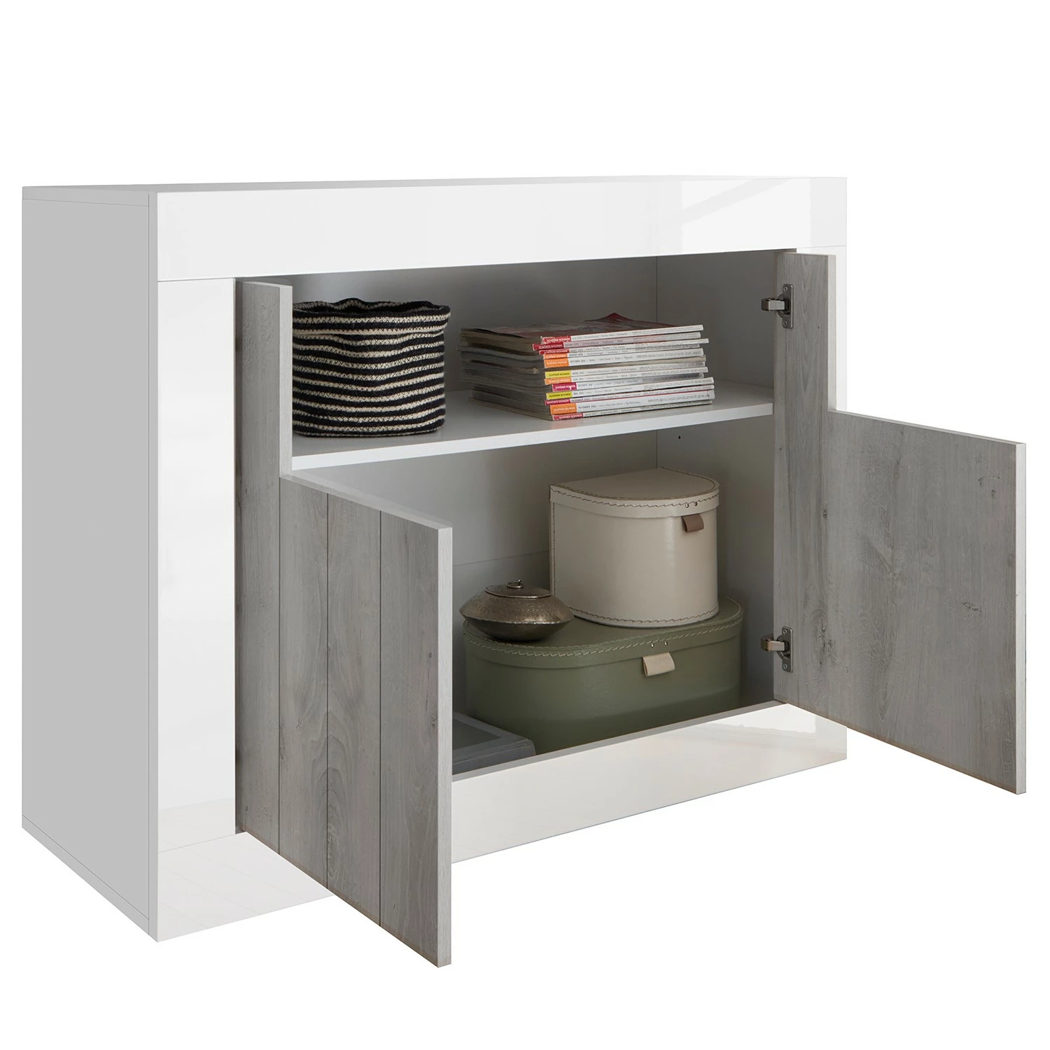 LC Spa Buffet Urbino - Gris clair / Blanc 9 LC Spa Buffet Urbino - Gris clair / Blanc – Image 7