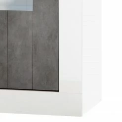 LC Spa Vitrine Urbino - Imitation béton / Blanc -loftscape Boutique 1000178452 201029 09042800735 DETAILS P000000001000178452