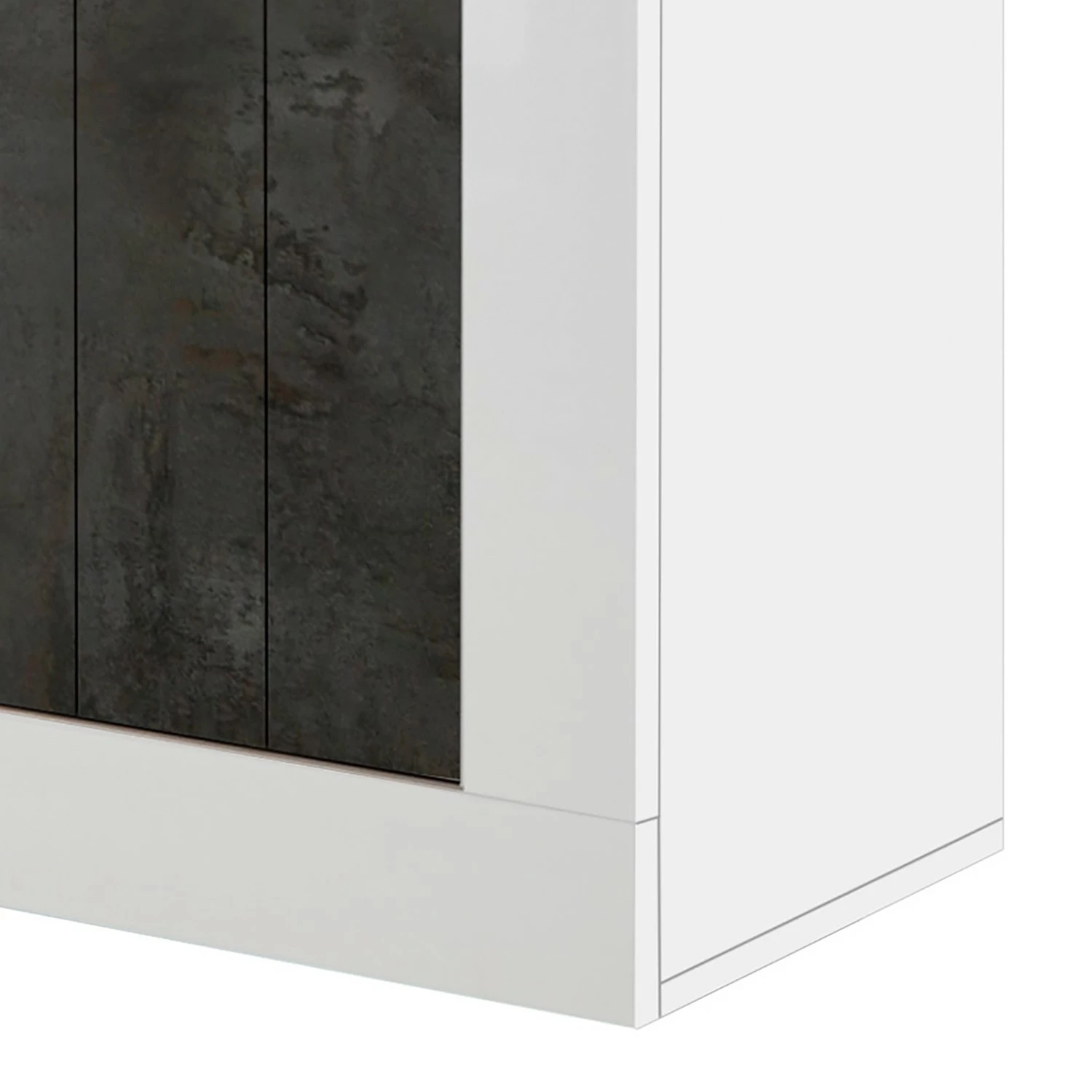 LC Spa Buffet haut Urbino - Gris foncé / Blanc 6 LC Spa Buffet haut Urbino - Gris foncé / Blanc – Image 4