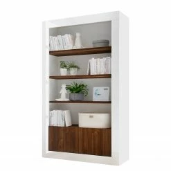 LC Spa Étagère Urbino - Imitation noisetier / Blanc