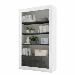 LC Spa Étagère Urbino - Gris foncé / Blanc