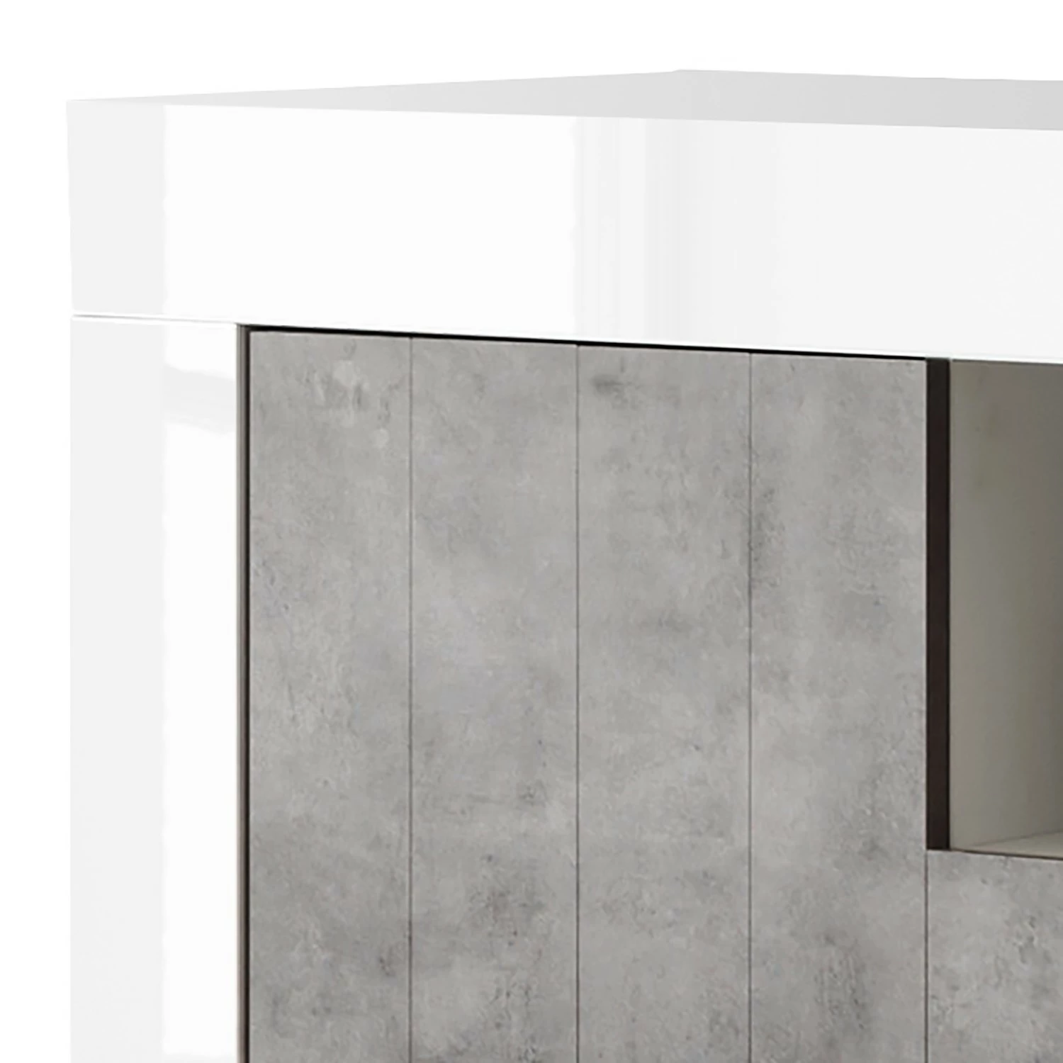 LC Spa Buffet Urbino II - Imitation béton / Blanc 7 LC Spa Buffet Urbino II - Imitation béton / Blanc – Image 5