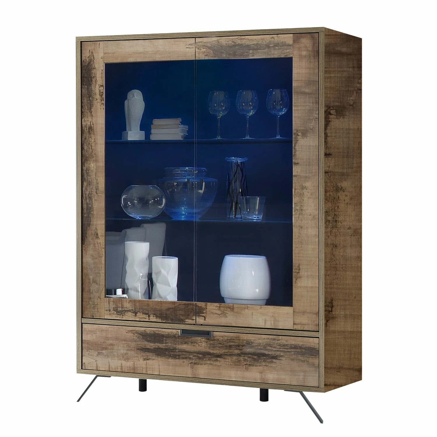 LC Spa Armoire vitrine Palma - Imitation Pero 3 LC Spa Armoire vitrine Palma - Imitation Pero