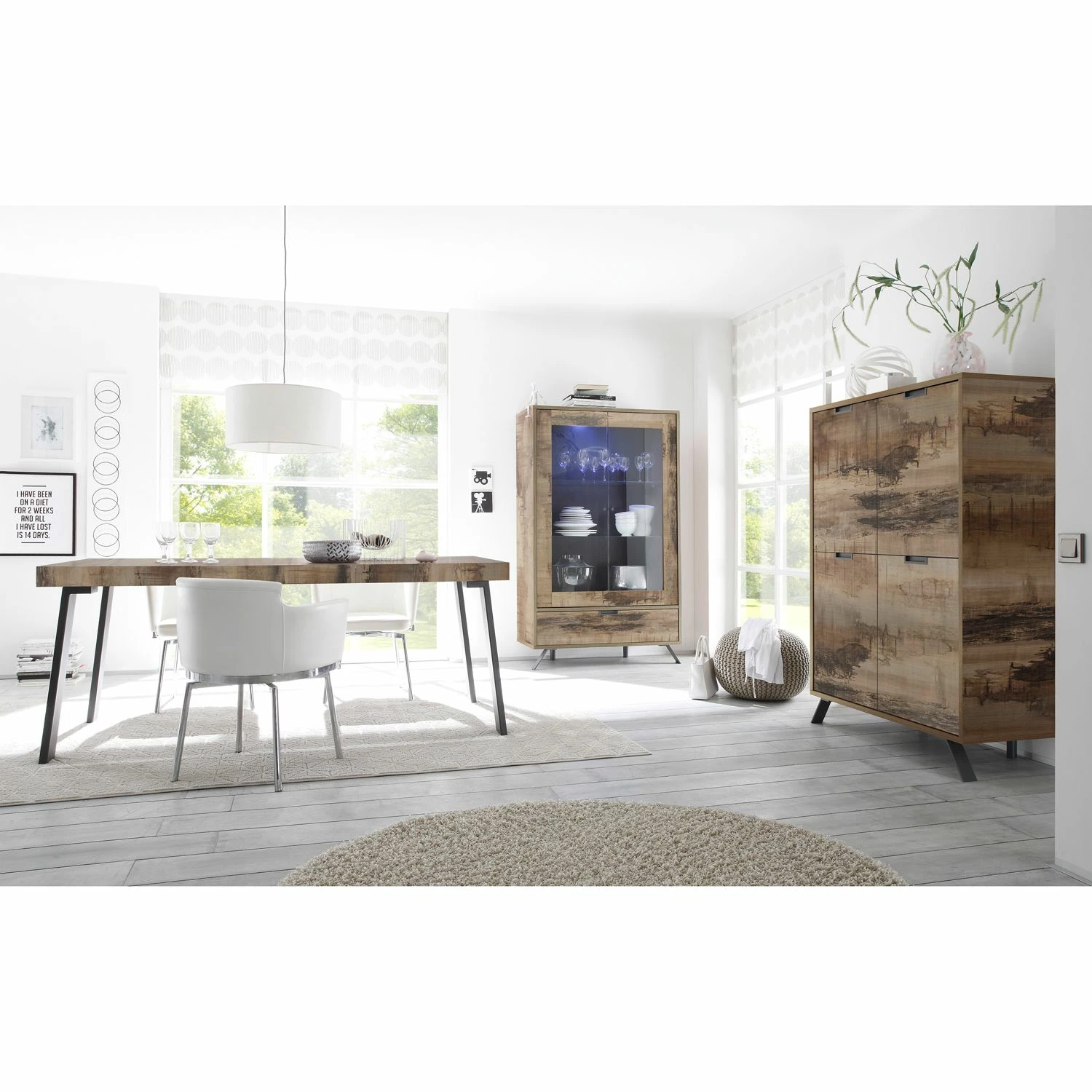 LC Spa Armoire vitrine Palma - Imitation Pero 5 LC Spa Armoire vitrine Palma - Imitation Pero – Image 3