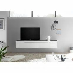 LC Spa Meuble TV Infinity - Blanc / Graphite -loftscape Boutique 1000178642 211006 105808000028 MOOD DETAILS P000000001000178642 mood