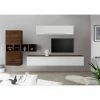 LC Spa Ensemble meubles TV Infinity VI (9 él.) - Blanc / Imitation noyer foncé -loftscape Boutique 1000178648 190807 06303500174 MOOD IMAGE P000000001000178648 mood