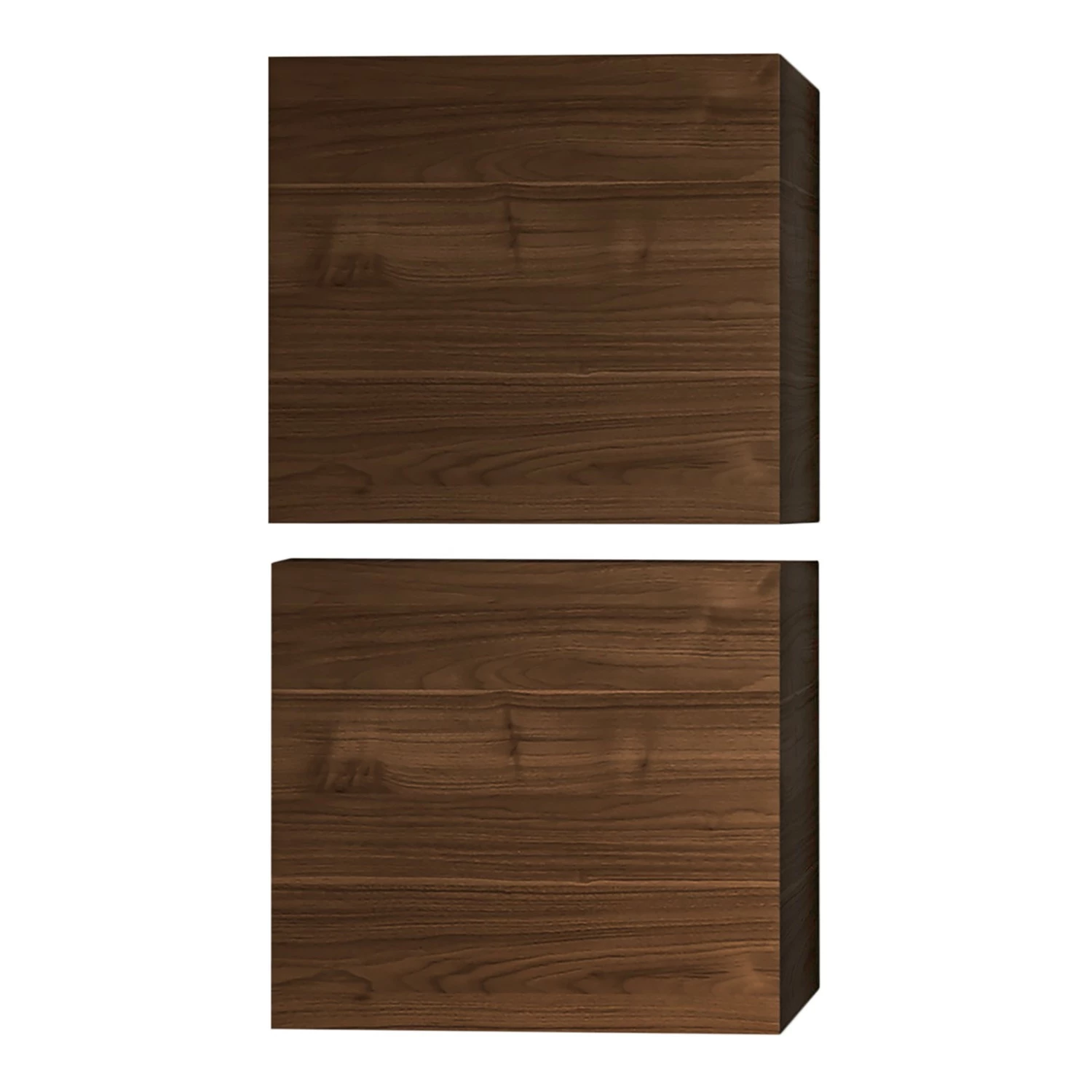 LC Spa Ensemble meubles TV Infinity VI (9 él.) - Blanc / Imitation noyer foncé 4 LC Spa Ensemble meubles TV Infinity VI (9 él.) - Blanc / Imitation noyer foncé – Image 2