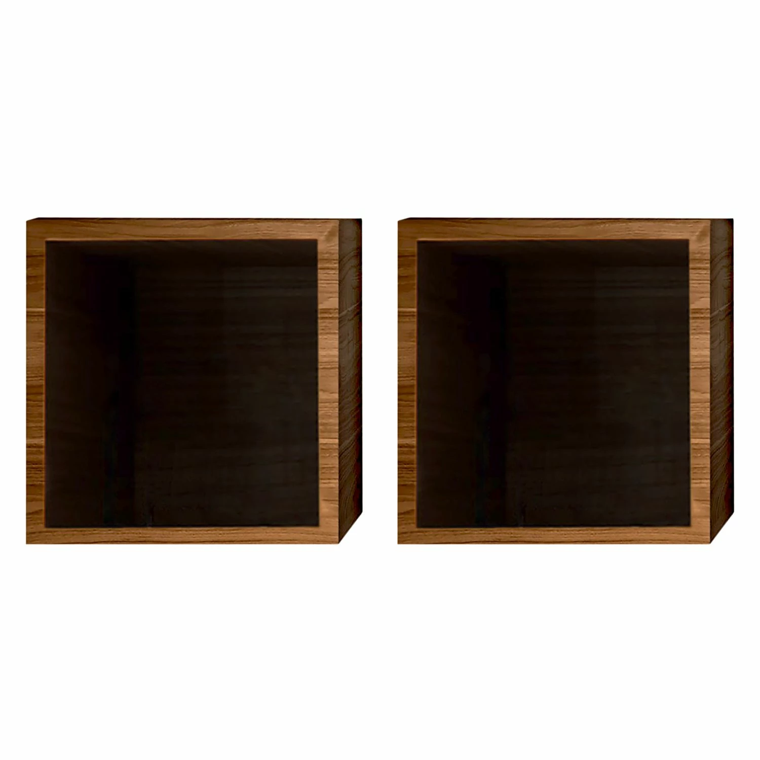 LC Spa Ensemble meubles TV Infinity IV (7 él.) - Blanc / Imitation noyer foncé 7 LC Spa Ensemble meubles TV Infinity IV (7 él.) - Blanc / Imitation noyer foncé – Image 5