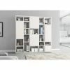 Loftscape Bibliothèque Emporior VII - Blanc crème - Largeur : 224 cm