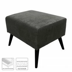 Jack & Alice Repose-pieds Pillig - Velours - Gris foncé -loftscape Boutique 1000179131 190911 09323500397 ICON DETAILS P000000001000179131 icon seal