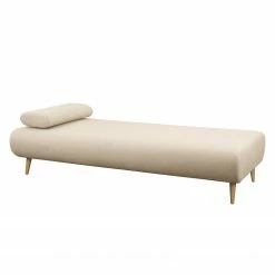 Mørteens Chaise relax Bockel - Tissage à plat - Crème