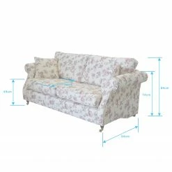 Maison Belfort Canapé Killara (3 places) - Velours - Marron foncé 33 Maison Belfort Canapé Killara (3 places) - Velours - Marron foncé -loftscape Boutique 1000179142 190911 09323800529 SKETCH DETAILS P000000001000179142 sketch