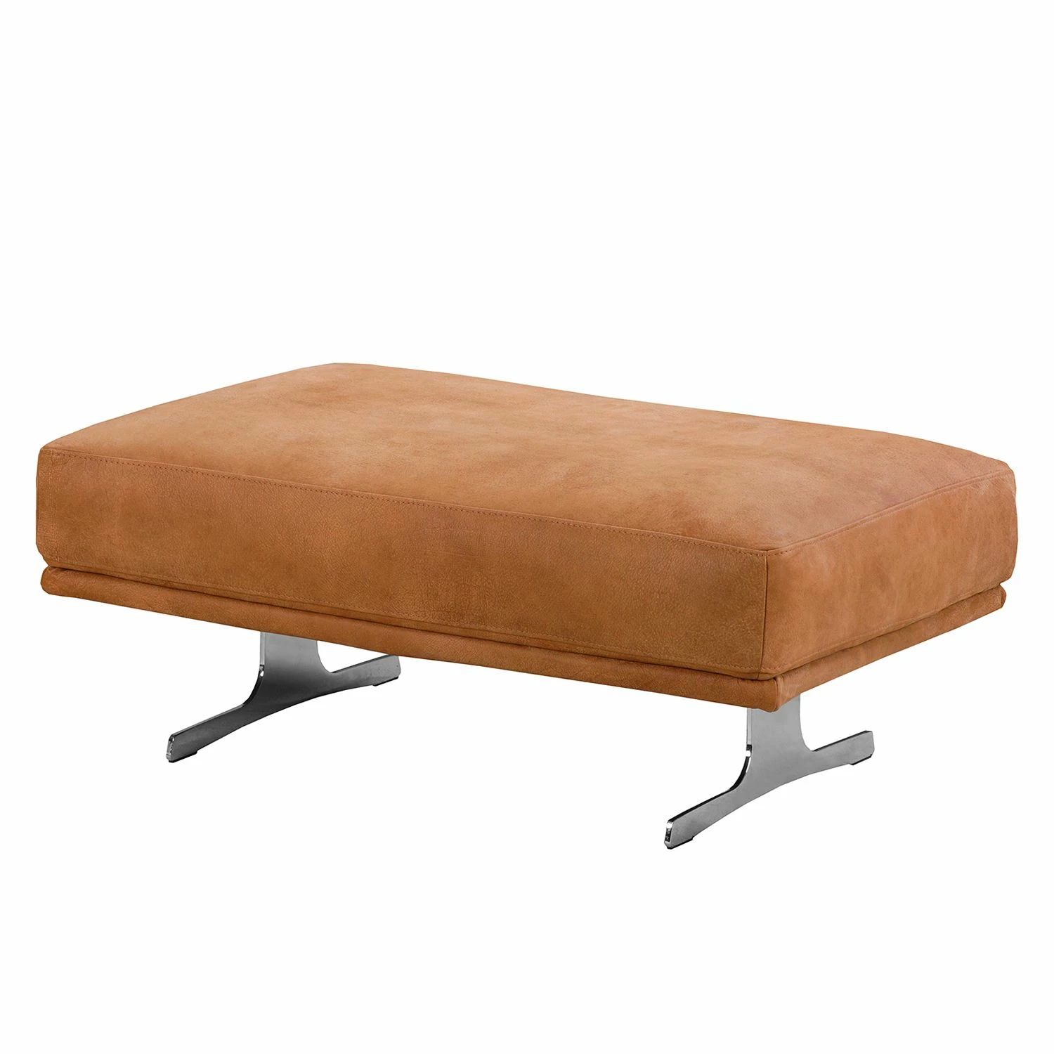 Ars manufacti Repose-pieds capitonné Lurrip I - Cuir véritable - Cognac 3 Ars manufacti Repose-pieds capitonné Lurrip I - Cuir véritable - Cognac