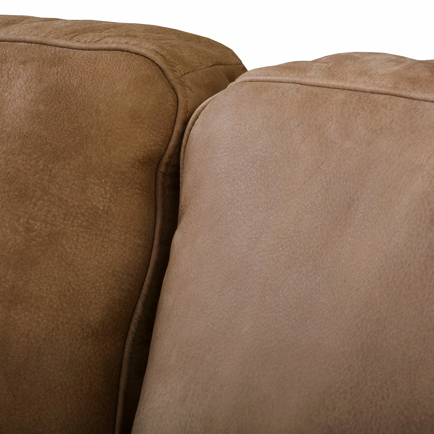 Ars manufacti Canapé d’angle Hendra I - Cuir véritable - Marron - Méridienne courte à droite (vue de face) 11 Ars manufacti Canapé d’angle Hendra I - Cuir véritable - Marron - Méridienne courte à droite (vue de face) – Image 9