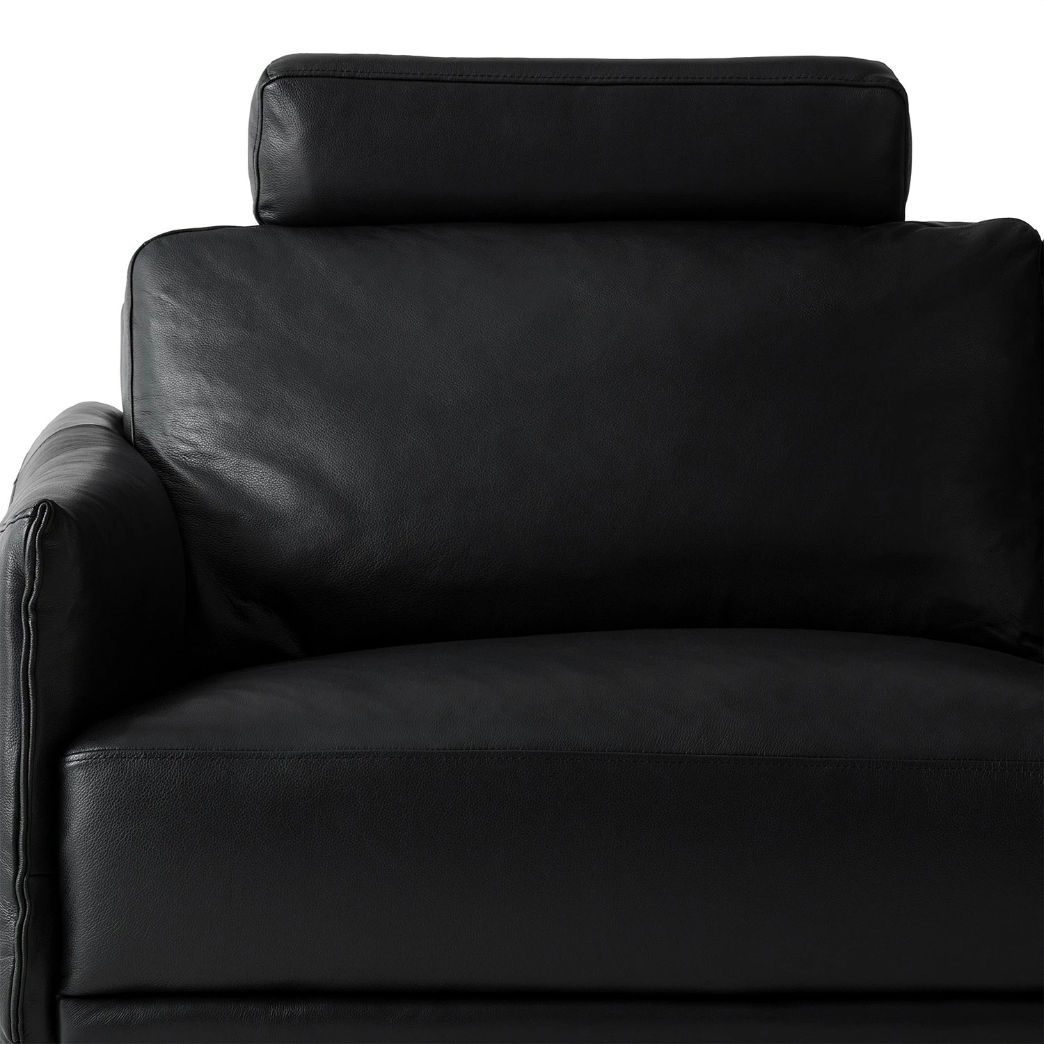 Studio Copenhagen Canapé Harlev (3 places) - Cuir véritable - Noir 14 Studio Copenhagen Canapé Harlev (3 places) - Cuir véritable - Noir – Image 12