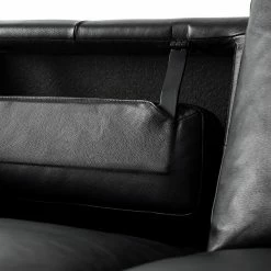 Studio Copenhagen Canapé Harlev (2 places) - Cuir véritable - Noir -loftscape Boutique 1000179417 200212 09292800036 DETAILS P000000001000179417