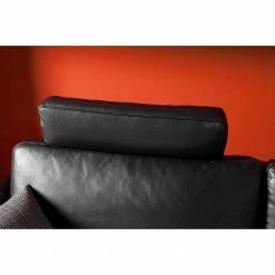 Studio Copenhagen Canapé Harlev (2 places) - Cuir véritable - Noir -loftscape Boutique 1000179417 200421 11334100006 DETAILS P000000001000179417