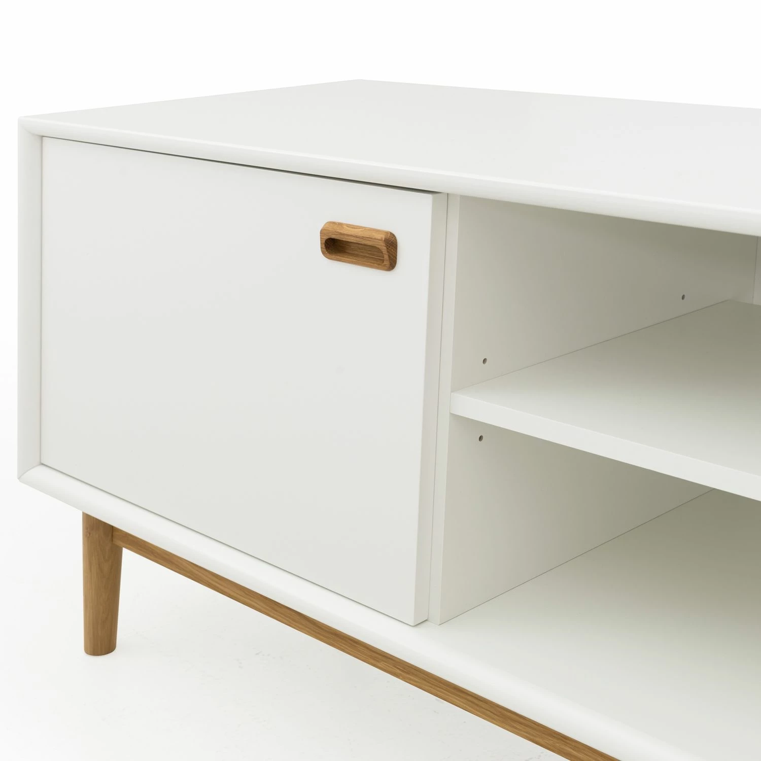 Tenzo Buffet bas Svea I - Blanc / Imitation chêne 12 Tenzo Buffet bas Svea I - Blanc / Imitation chêne – Image 10