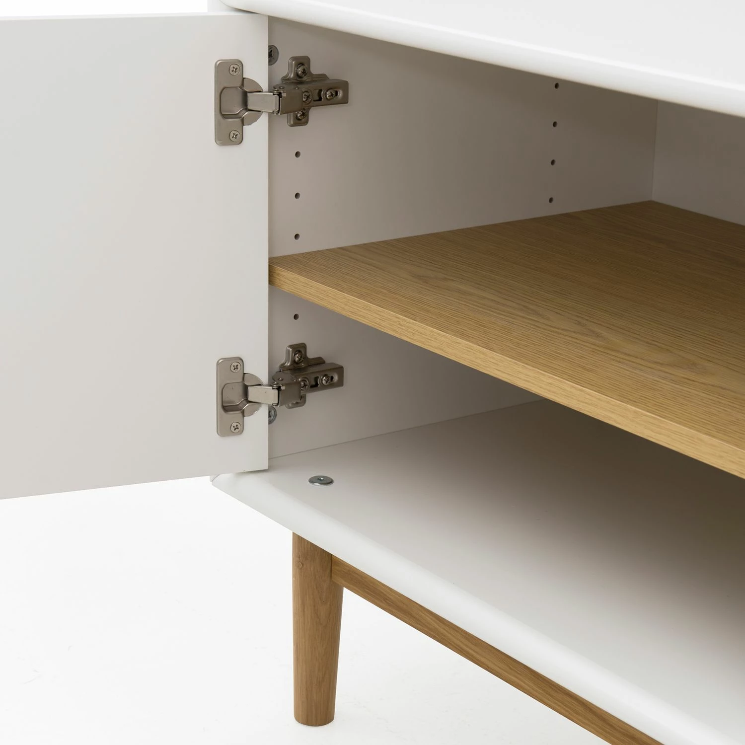 Tenzo Buffet bas Svea I - Blanc / Imitation chêne 13 Tenzo Buffet bas Svea I - Blanc / Imitation chêne – Image 11