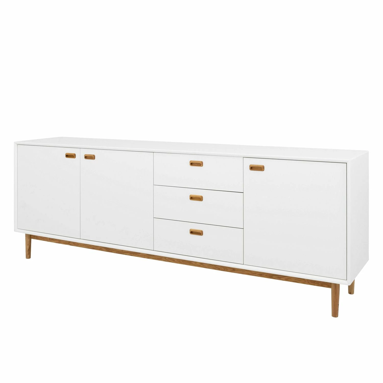 Tenzo Buffet Svea III - Blanc / Imitation chêne 3 Tenzo Buffet Svea III - Blanc / Imitation chêne