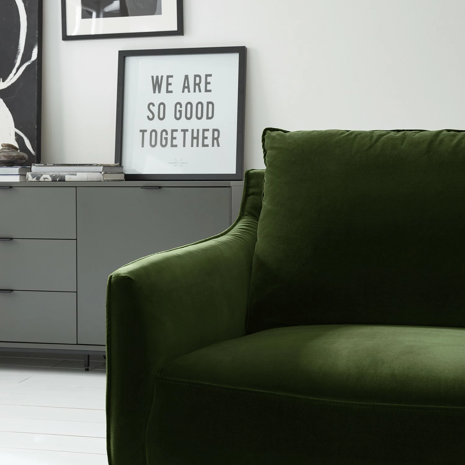 Studio Copenhagen Canapé Pouch (2 places) - Velours - Vert foncé 9 Studio Copenhagen Canapé Pouch (2 places) - Velours - Vert foncé – Image 7