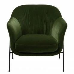 Studio Copenhagen Fauteuil Lubz - Velours - Vert foncé -loftscape Boutique 1000179434 200207 10241800050 DETAILS P000000001000179434