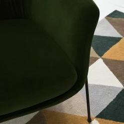 Studio Copenhagen Fauteuil Lubz - Velours - Vert foncé -loftscape Boutique 1000179434 200320 15320800021 DETAILS P000000001000179434