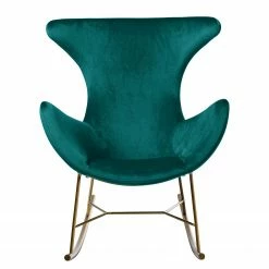 Jack & Alice Fauteuil Cabuya - Velours - Bleu pétrole -loftscape Boutique 1000179440 200211 10392400033 DETAILS P000000001000179440