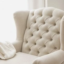 Maison Belfort Fauteuil Noda - Tissu - Crème -loftscape Boutique 1000179520 200617 12144100003 DETAILS P000000001000179520