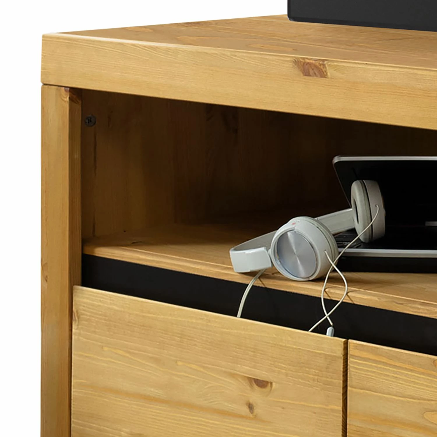 Naturoo Meuble TV Maceio II - Pin massif - Pin 4 Naturoo Meuble TV Maceio II - Pin massif - Pin – Image 2