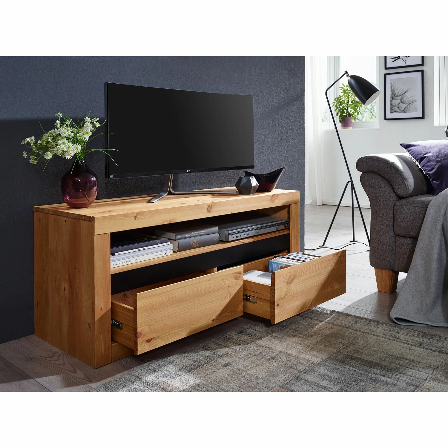 Naturoo Meuble TV Maceio I - Pin massif - Pin 5 Naturoo Meuble TV Maceio I - Pin massif - Pin – Image 3