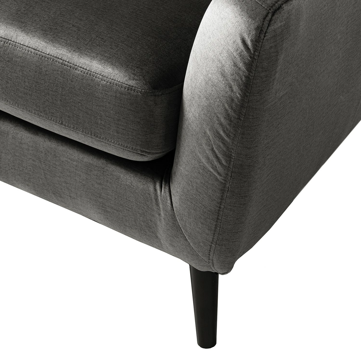 Jack & Alice Canapé Tennyson (2 places) - Velours - Gris 11 Jack & Alice Canapé Tennyson (2 places) - Velours - Gris – Image 9