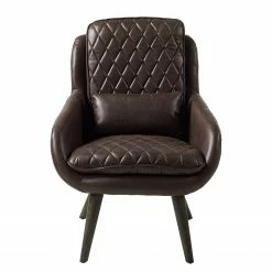 Ars manufacti Fauteuil Belrose I - Imitation cuir - Marron foncé -loftscape Boutique 1000180872 200708 10521700002 DETAILS P000000001000180872