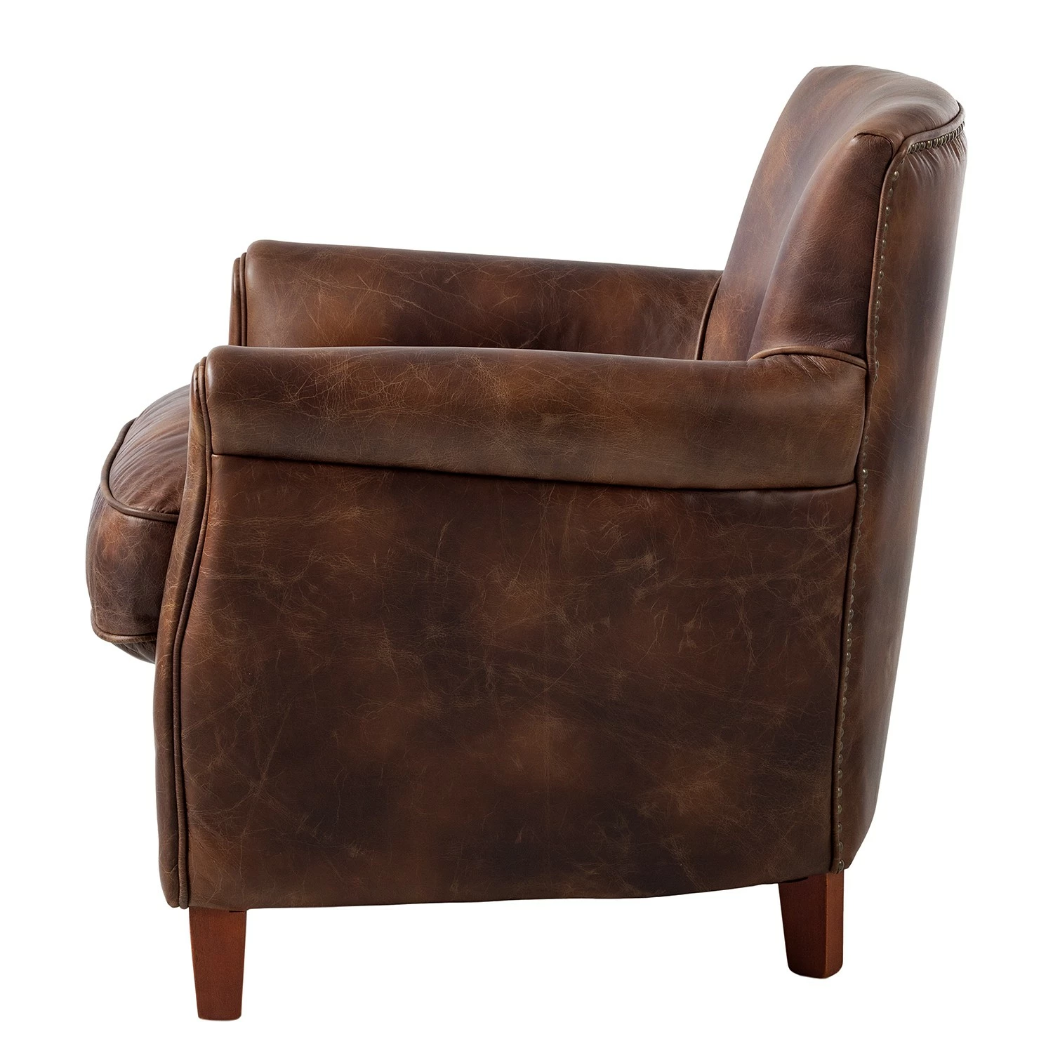 Maison Belfort Fauteuil Katira - Cuir - Marron 7 Maison Belfort Fauteuil Katira - Cuir - Marron – Image 5