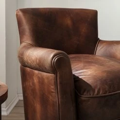 Maison Belfort Fauteuil Katira - Cuir - Marron 27 Maison Belfort Fauteuil Katira - Cuir - Marron -loftscape Boutique 1000180876 200723 13374800016 DETAILS P000000001000180876