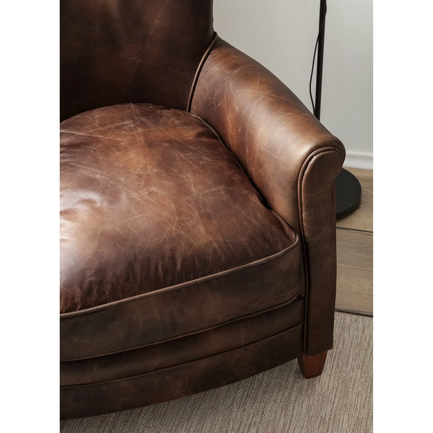 Maison Belfort Fauteuil Katira - Cuir - Marron 14 Maison Belfort Fauteuil Katira - Cuir - Marron – Image 12
