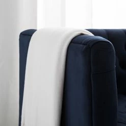 Jack & Alice Fauteuil Reynella - Velours - Bleu marine -loftscape Boutique 1000180878 210202 11335300004 DETAILS P000000001000180878