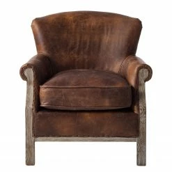 Maison Belfort Fauteuil Aleixo - Cuir - Marron -loftscape Boutique 1000180879 200708 10522900030 DETAILS P000000001000180879