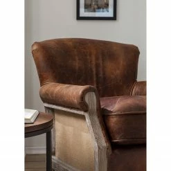 Maison Belfort Fauteuil Aleixo - Cuir - Marron -loftscape Boutique 1000180879 200723 13345200003 DETAILS P000000001000180879