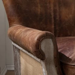 Maison Belfort Fauteuil Aleixo - Cuir - Marron -loftscape Boutique 1000180879 200723 13345400005 DETAILS P000000001000180879