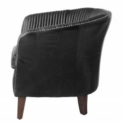 Ars manufacti Fauteuil Membre II - Cuir véritable - Noir -loftscape Boutique 1000180880 201021 13455500011 DETAILS P000000001000180880
