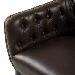 Ars manufacti Fauteuil Jundiai - Imitation cuir - Marron foncé -loftscape Boutique 1000180881 200708 10523600044 DETAILS P000000001000180881