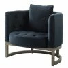 Maison Belfort Fauteuil Drysdale - Velours - Bleu marine -loftscape Boutique 1000180884 210129 13513100001 IMAGE P000000001000180884