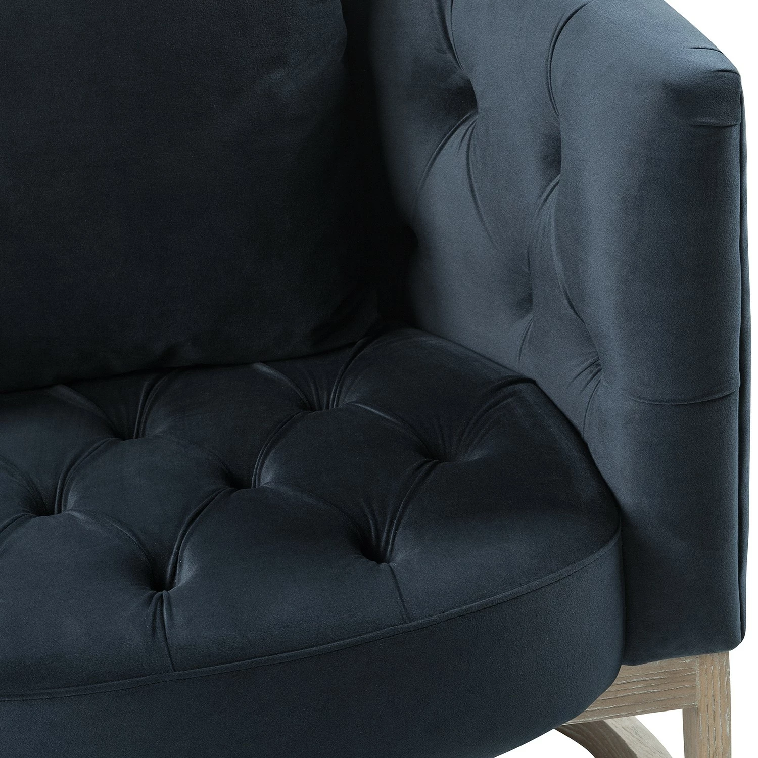 Maison Belfort Fauteuil Drysdale - Velours - Bleu marine 19 Maison Belfort Fauteuil Drysdale - Velours - Bleu marine – Image 17