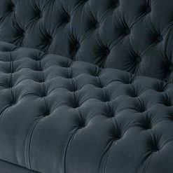 Jack & Alice Canapé Mindarie (3 places) - Velours - Bleu foncé 26 Jack & Alice Canapé Mindarie (3 places) - Velours - Bleu foncé -loftscape Boutique 1000180887 201021 14381000014 DETAILS P000000001000180887