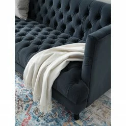 Jack & Alice Canapé Mindarie (3 places) - Velours - Bleu foncé 31 Jack & Alice Canapé Mindarie (3 places) - Velours - Bleu foncé -loftscape Boutique 1000180887 210202 11335600011 DETAILS P000000001000180887