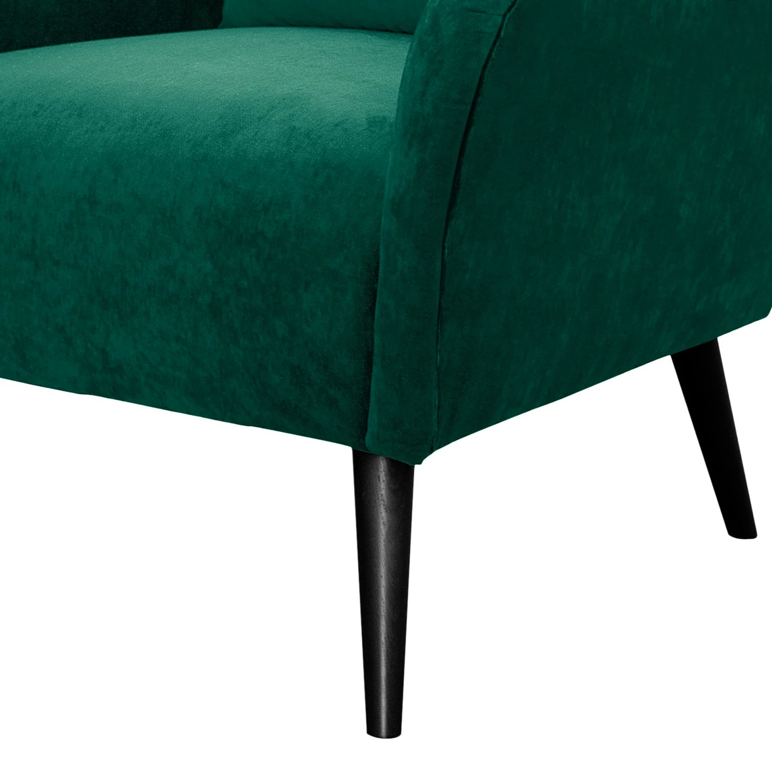 Jack & Alice Fauteuil Pillig - Velours - Vert vieilli - Avec repose-pieds 15 Jack & Alice Fauteuil Pillig - Velours - Vert vieilli - Avec repose-pieds – Image 13